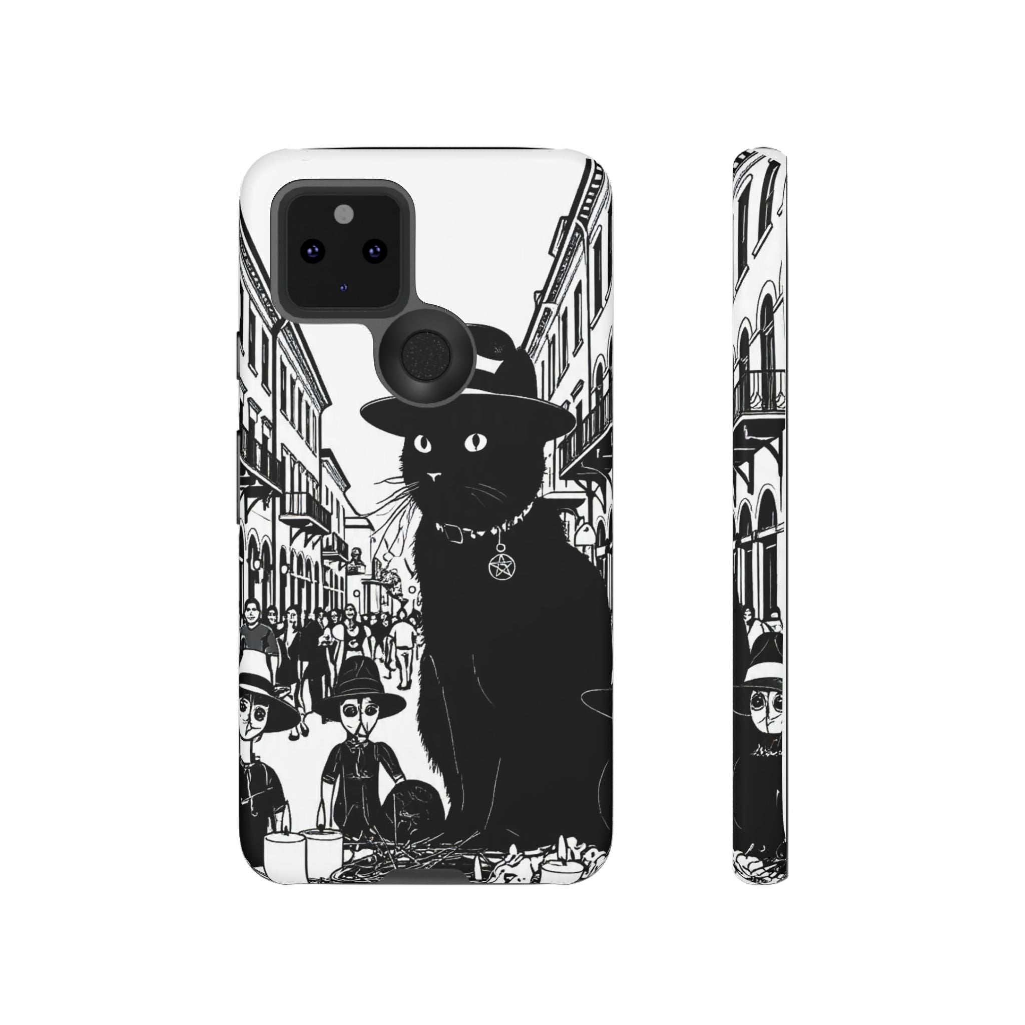 Phone Case — Noir Cat Street Art Design