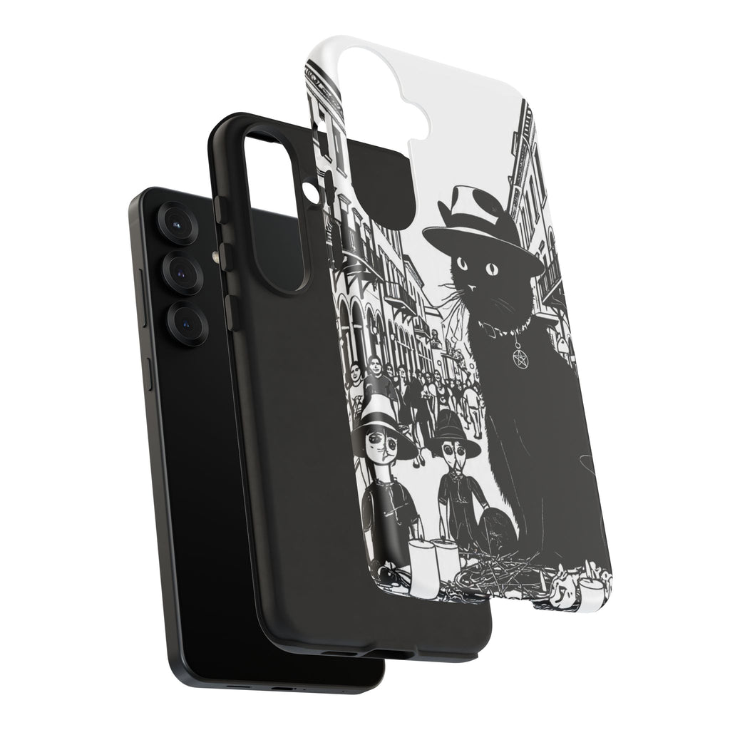 Phone Case — Noir Cat Street Art Design