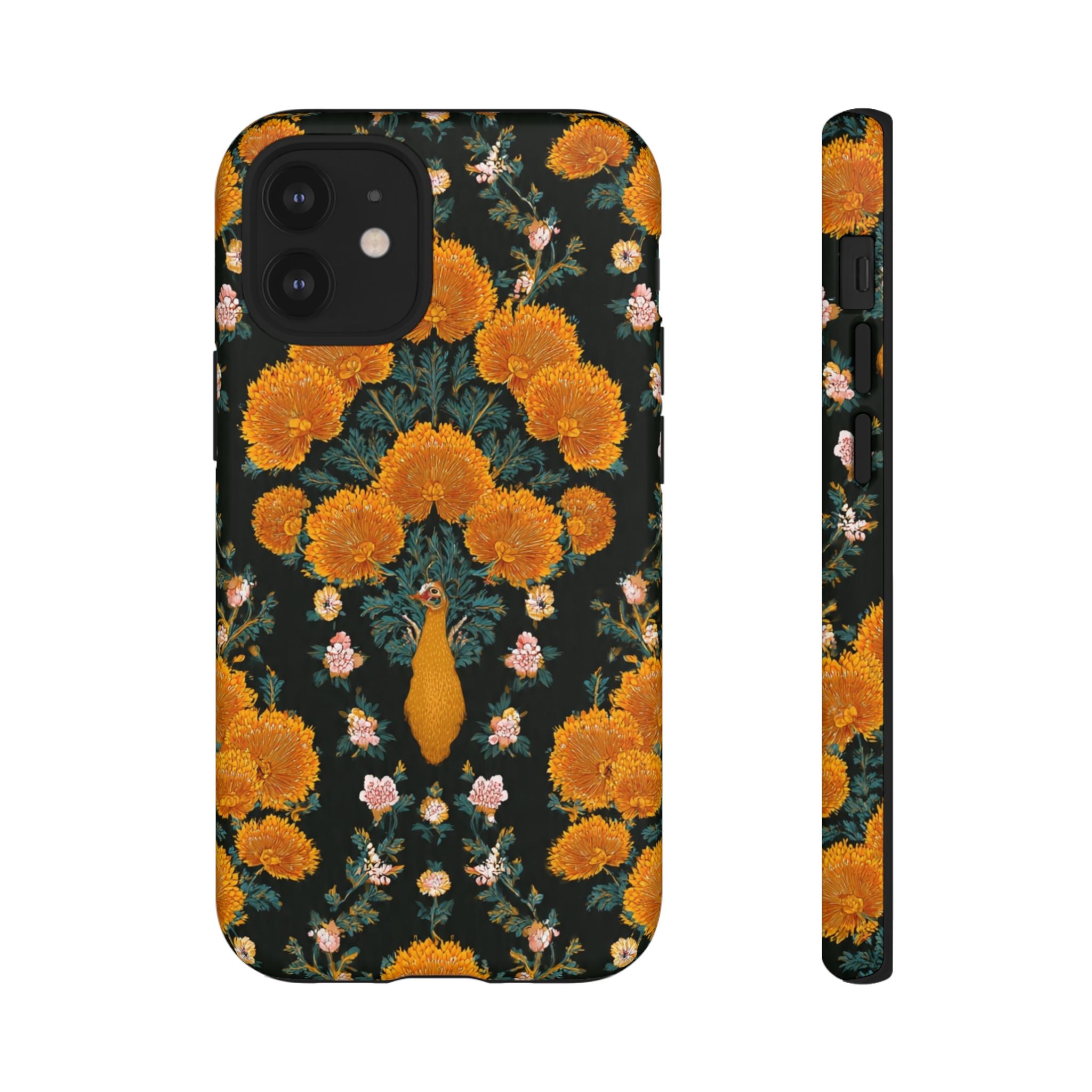 Marigold Mirror Phone Case — Floral Protective Phone Cover