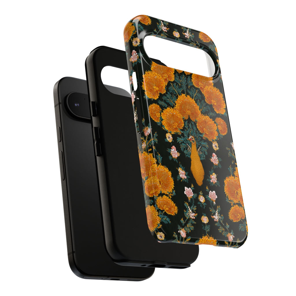 Marigold Mirror Phone Case — Floral Protective Phone Cover