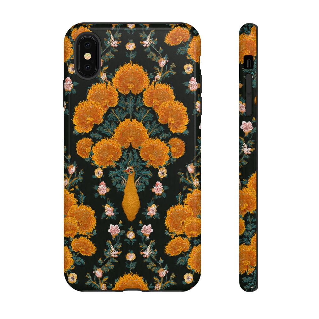 Marigold Mirror Phone Case — Floral Protective Phone Cover