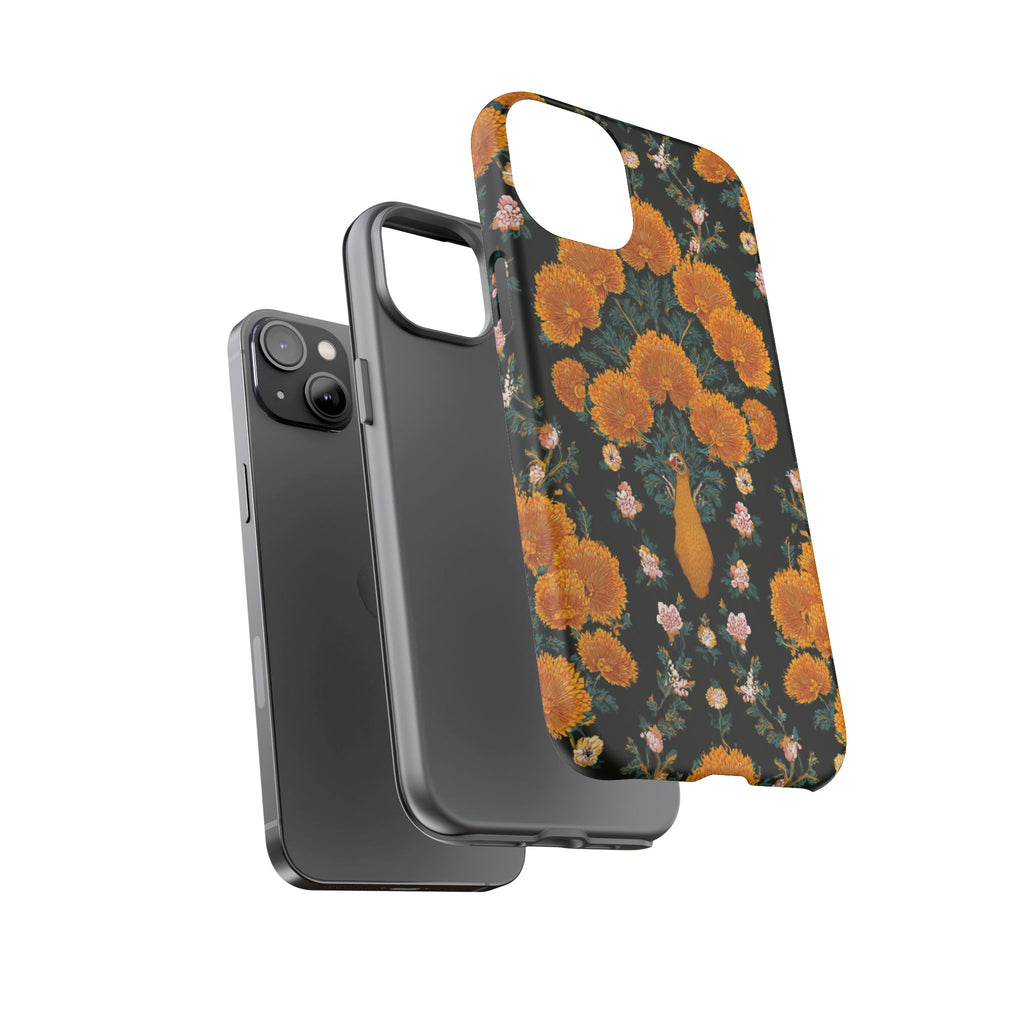 Marigold Mirror Phone Case — Floral Protective Phone Cover