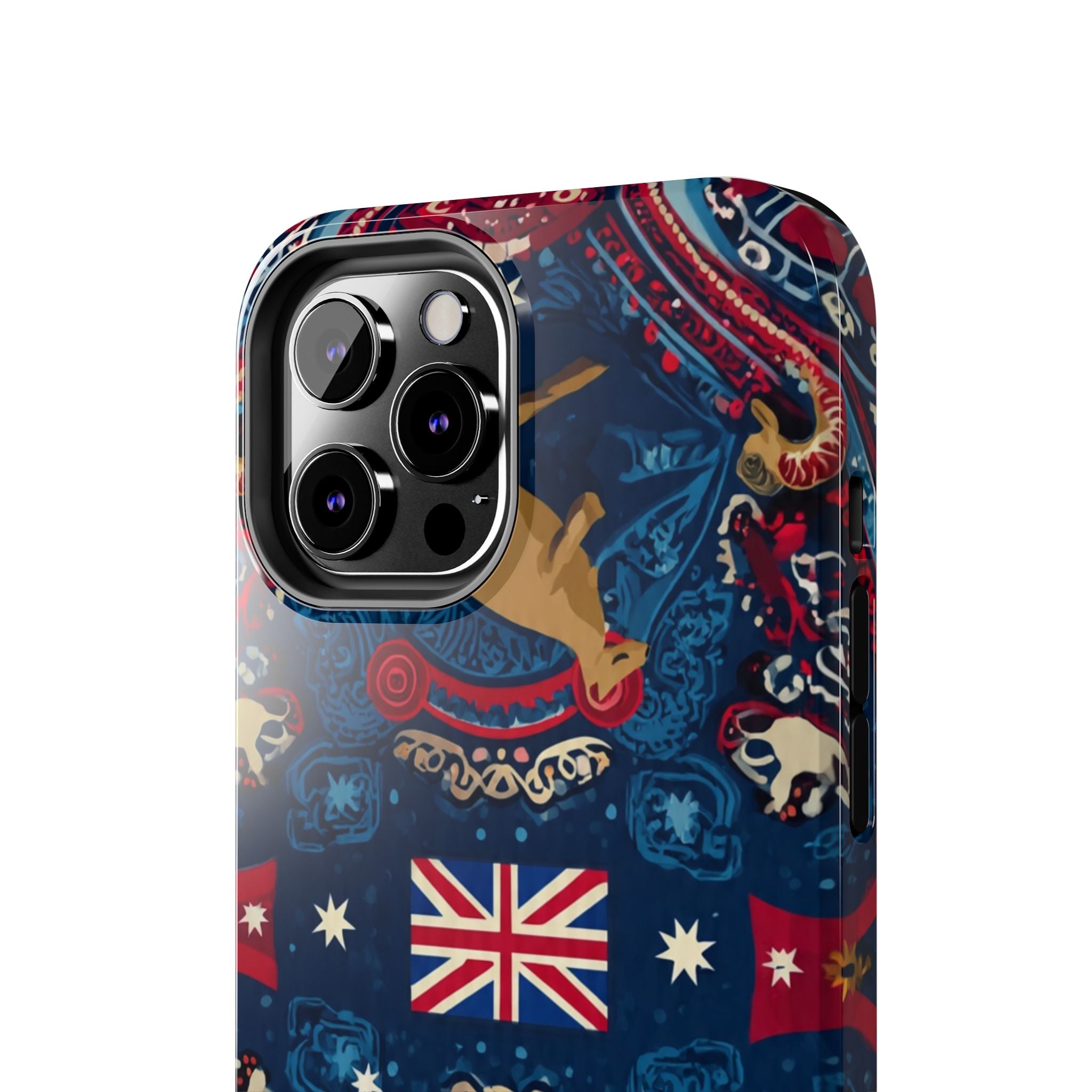 Australian Kangaroo Flag Tough Phone Case - Protective Patriotic iPhone Cover