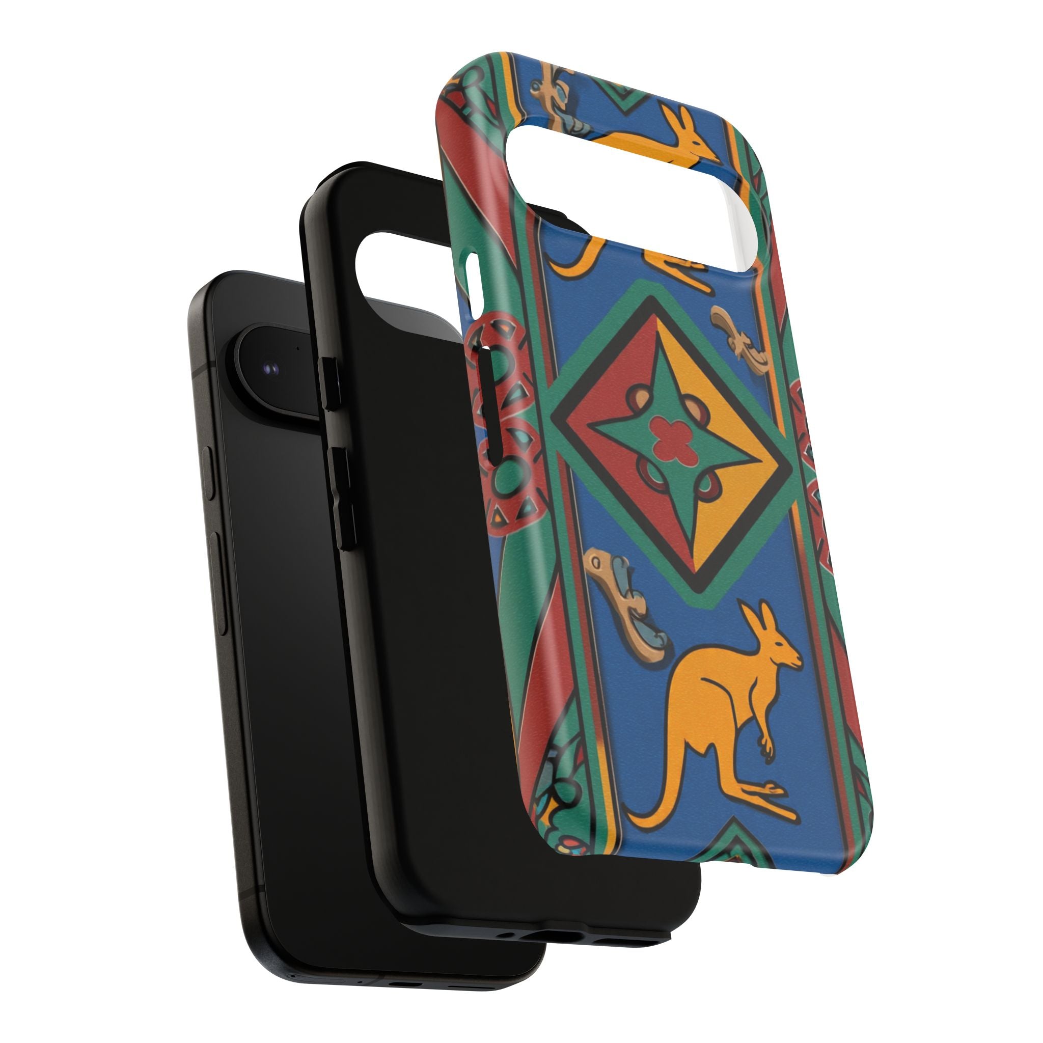Kangaroo Tribal Pattern Tough Phone Case