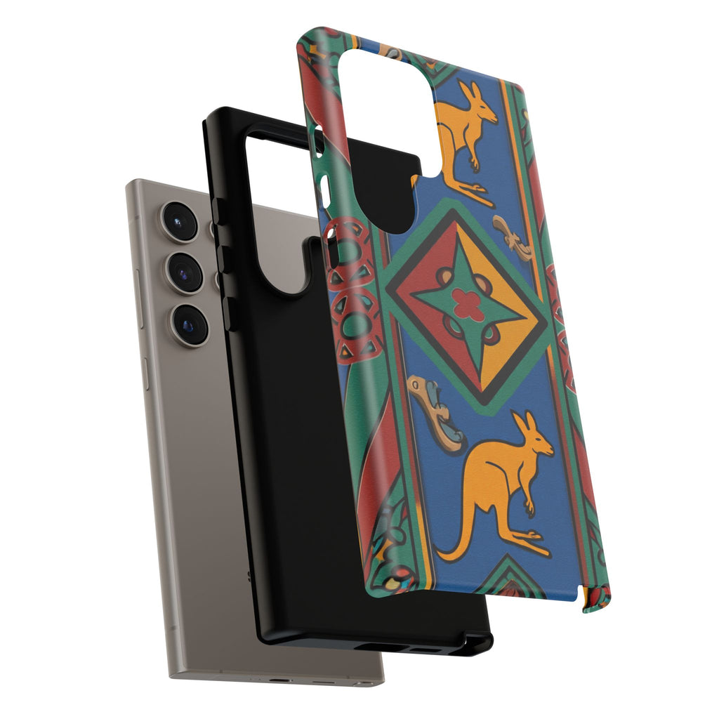 Kangaroo Tribal Pattern Tough Phone Case