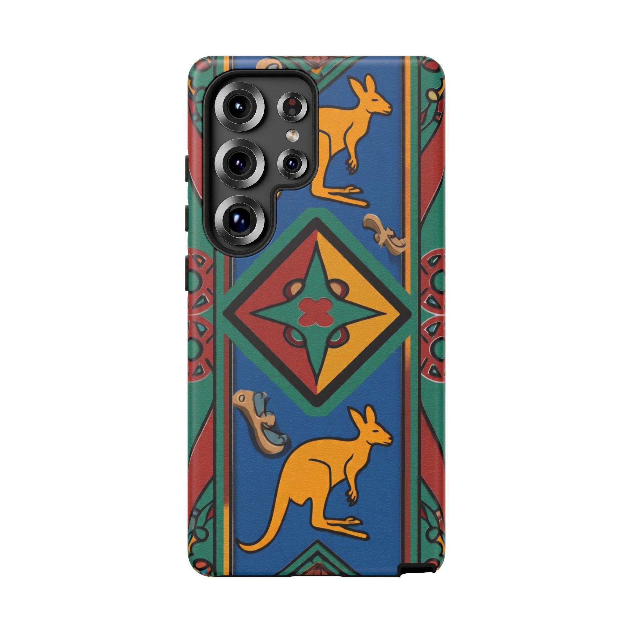 Kangaroo Tribal Pattern Tough Phone Case