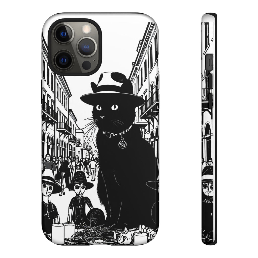 Phone Case — Noir Cat Street Art Design