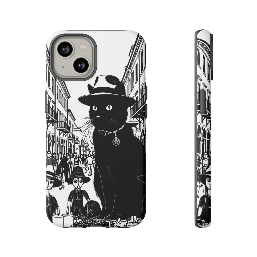 Phone Case — Noir Cat Street Art Design