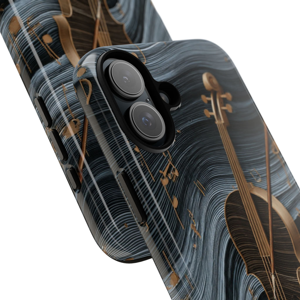 Violin Melody Tough Phone Case — Musical Instrument Art Protective Cover