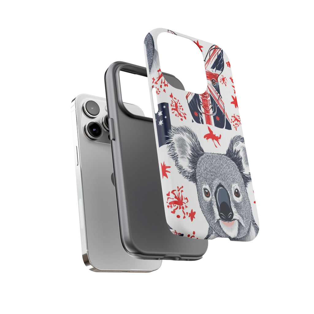Koala Australia Flag Phone Case - Cute Aussie Animal Protective Case