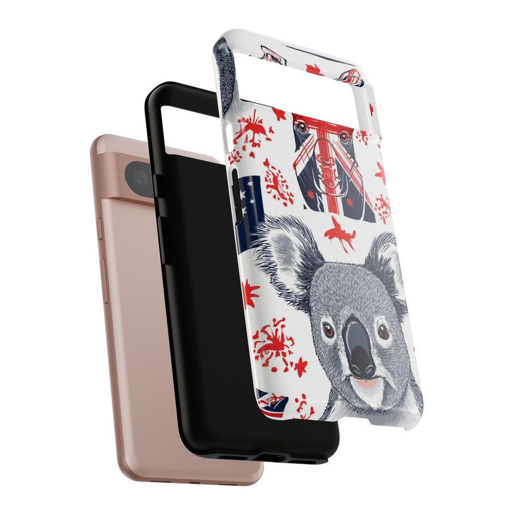 Koala Australia Flag Phone Case - Cute Aussie Animal Protective Case