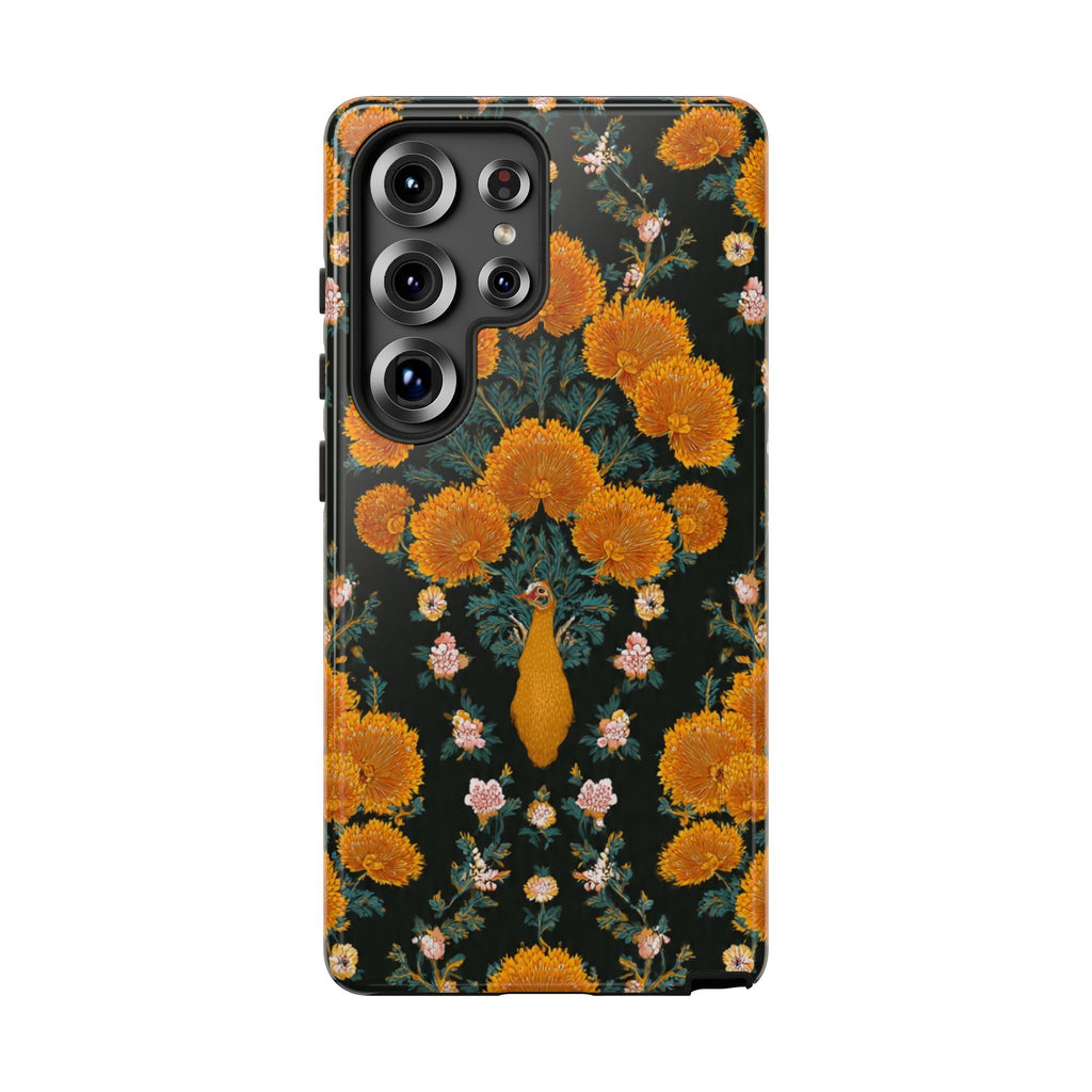 Marigold Mirror Phone Case — Floral Protective Phone Cover