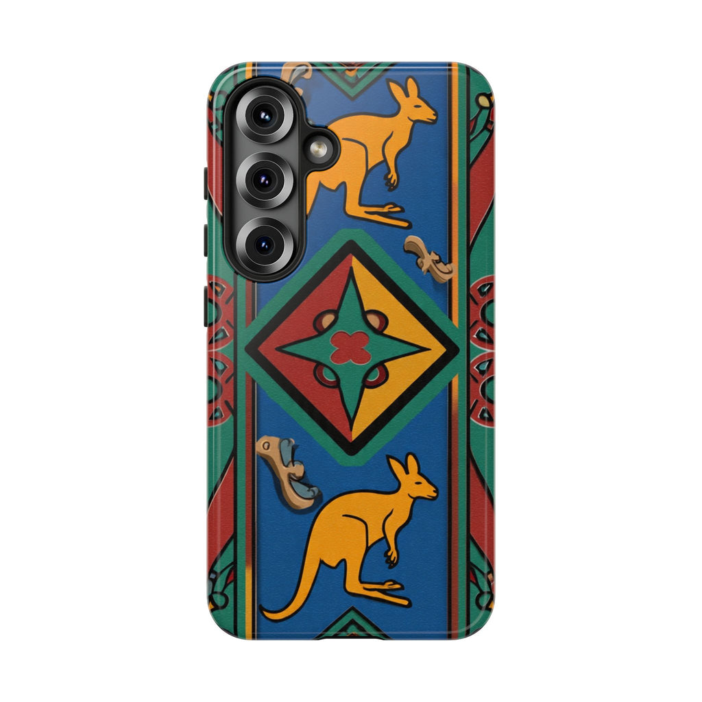 Kangaroo Tribal Pattern Tough Phone Case