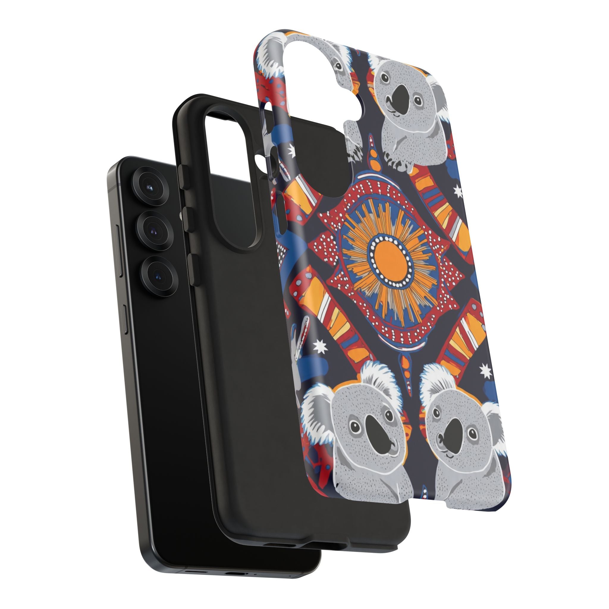 Koala Pattern Phone Case — Cute Indigenous-Inspired Design