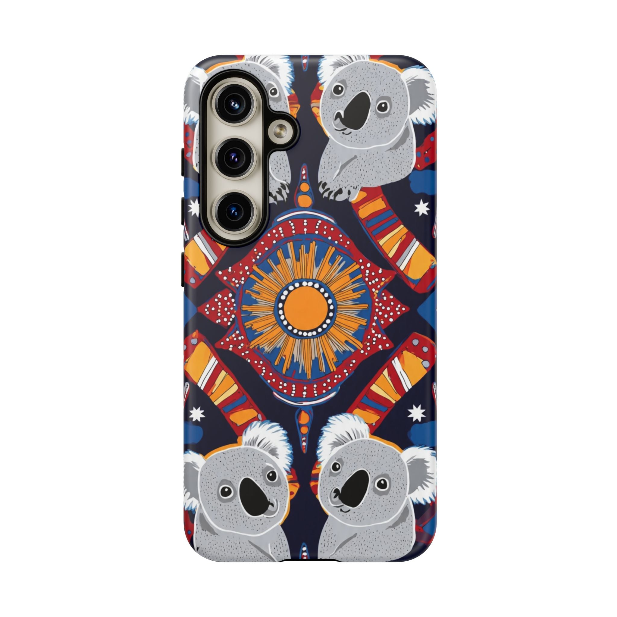 Koala Pattern Phone Case — Cute Indigenous-Inspired Design