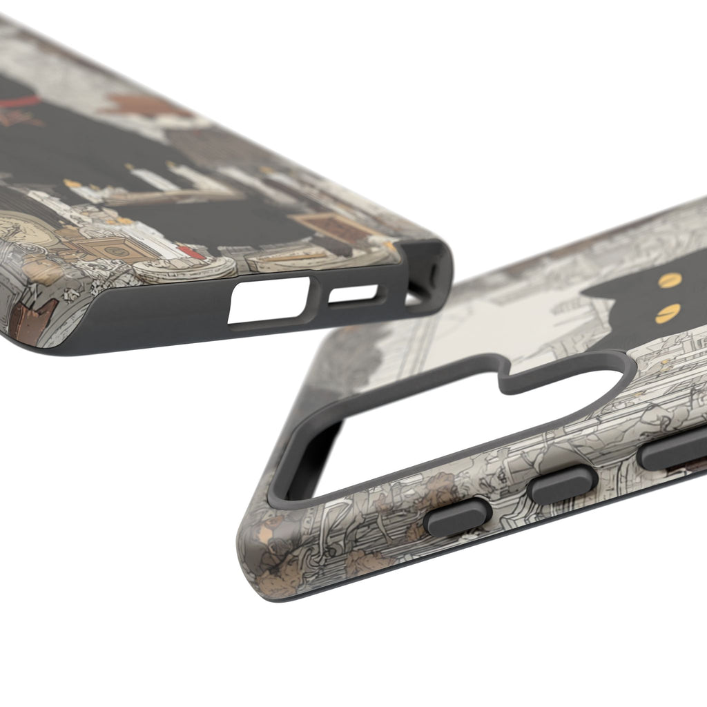 Witchy Black Cat Phone Case — Mystic Altar iPhone Cover