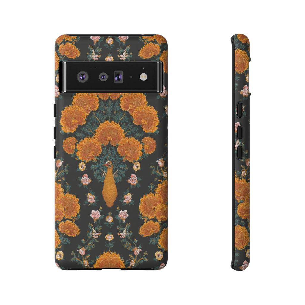 Marigold Mirror Phone Case — Floral Protective Phone Cover