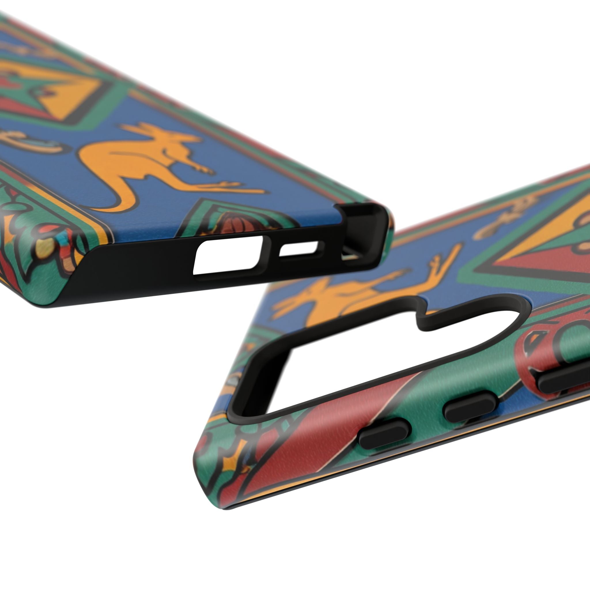 Kangaroo Tribal Pattern Tough Phone Case