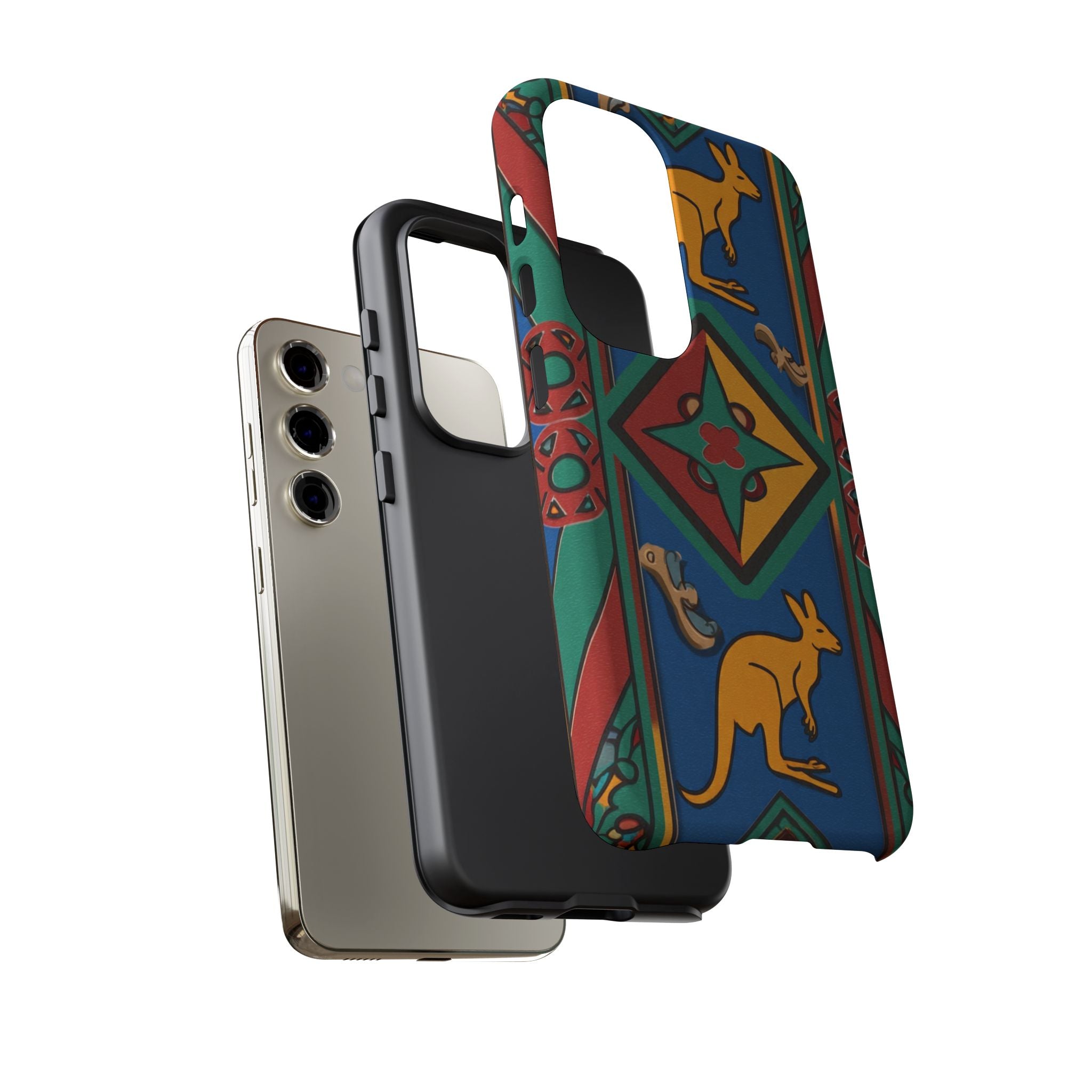 Kangaroo Tribal Pattern Tough Phone Case