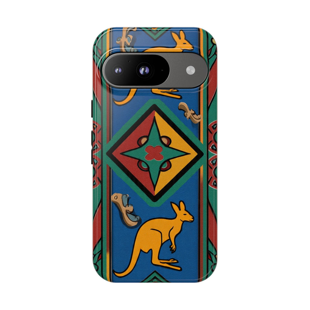 Kangaroo Tribal Pattern Tough Phone Case