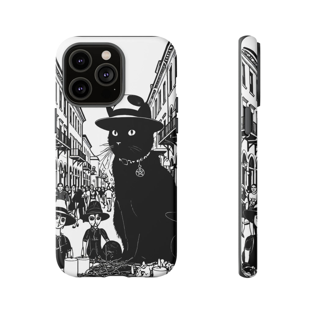 Phone Case — Noir Cat Street Art Design