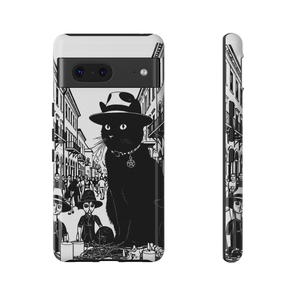 Phone Case — Noir Cat Street Art Design