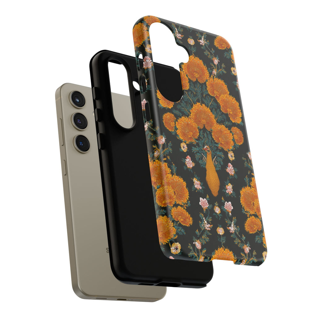 Marigold Mirror Phone Case — Floral Protective Phone Cover
