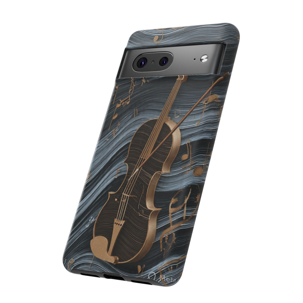 Violin Melody Tough Phone Case — Musical Instrument Art Protective Cover