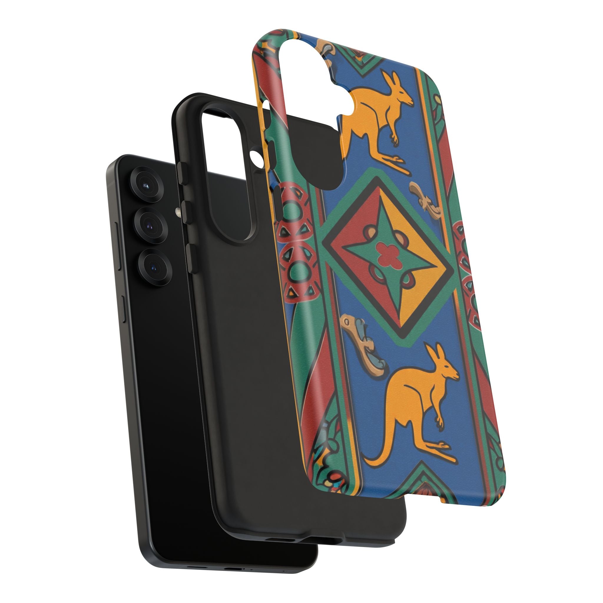 Kangaroo Tribal Pattern Tough Phone Case
