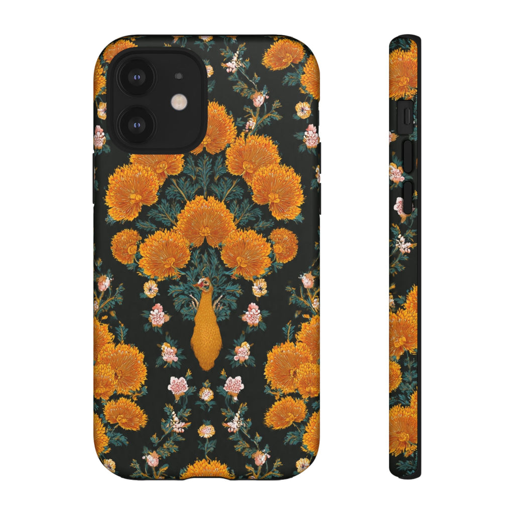 Marigold Mirror Phone Case — Floral Protective Phone Cover