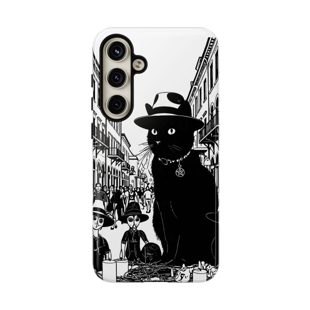 Phone Case — Noir Cat Street Art Design