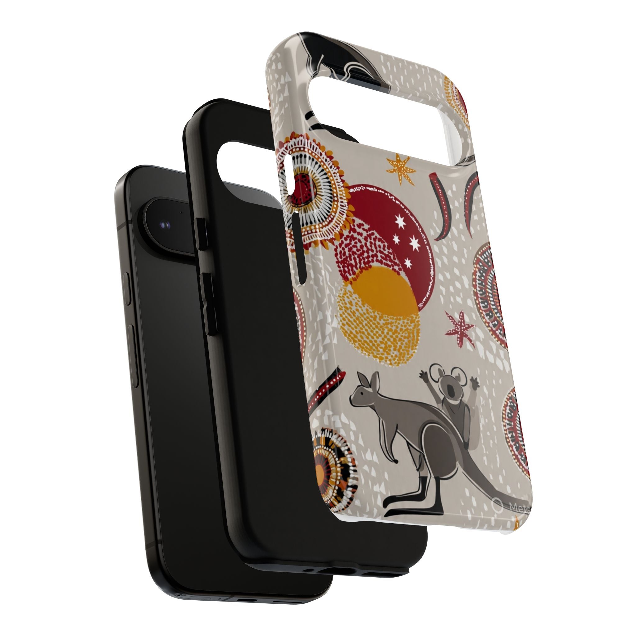 Kangaroo & Koala Aboriginal Dot Art Phone Case – Protective Tough Case