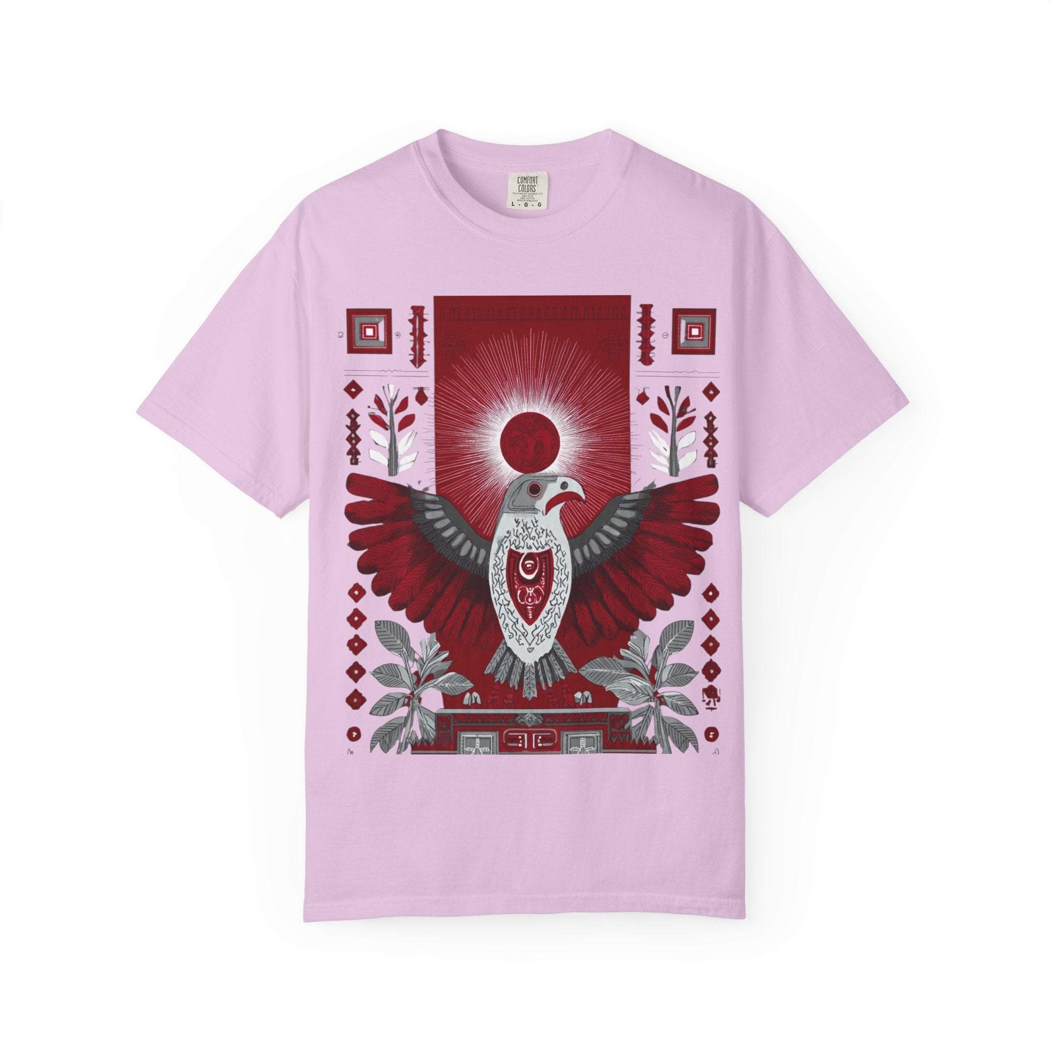Tribal Inca Graphic T-Shirt — Celestial Bird Art Tee