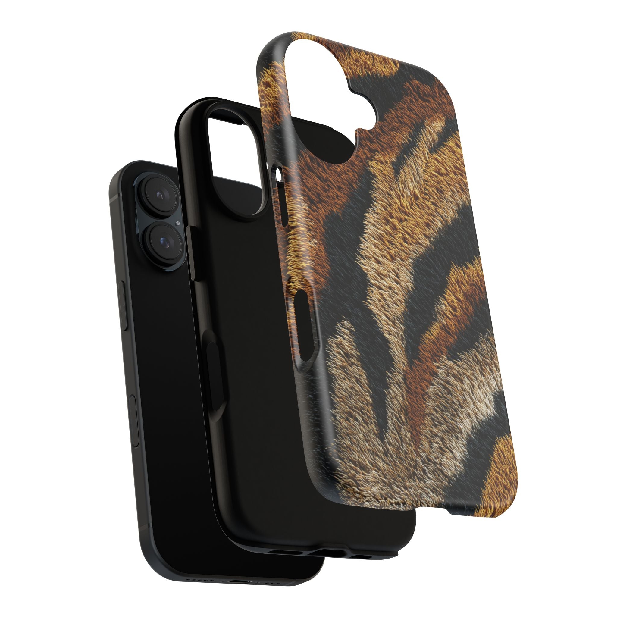 Tiger Fur Phone Case - Protective Animal Print iPhone Cover