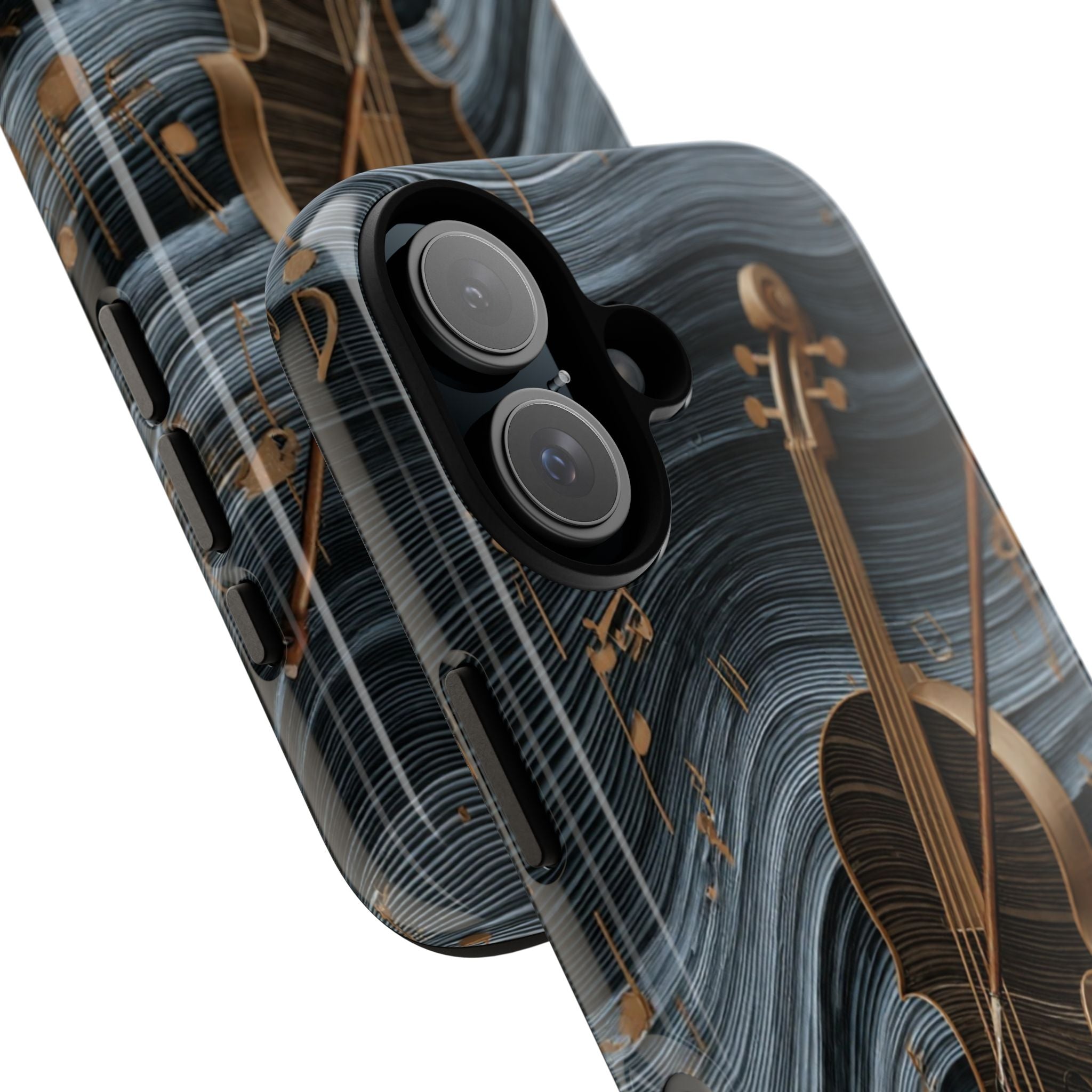 Violin Melody Tough Phone Case — Musical Instrument Art Protective Cover