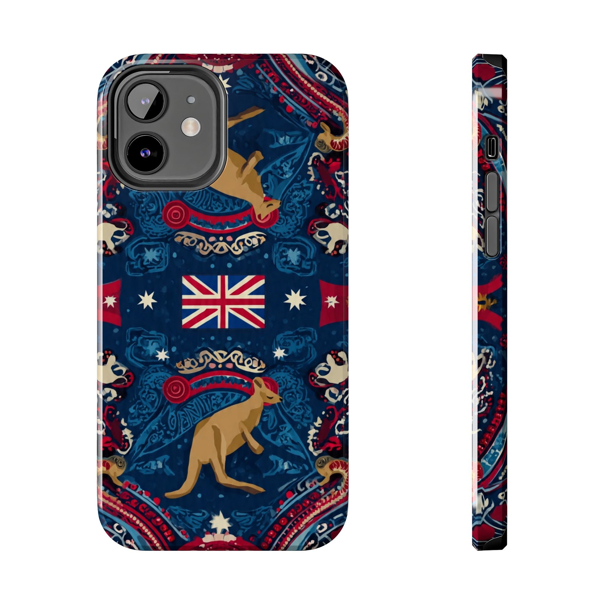 Australian Kangaroo Flag Tough Phone Case - Protective Patriotic iPhone Cover