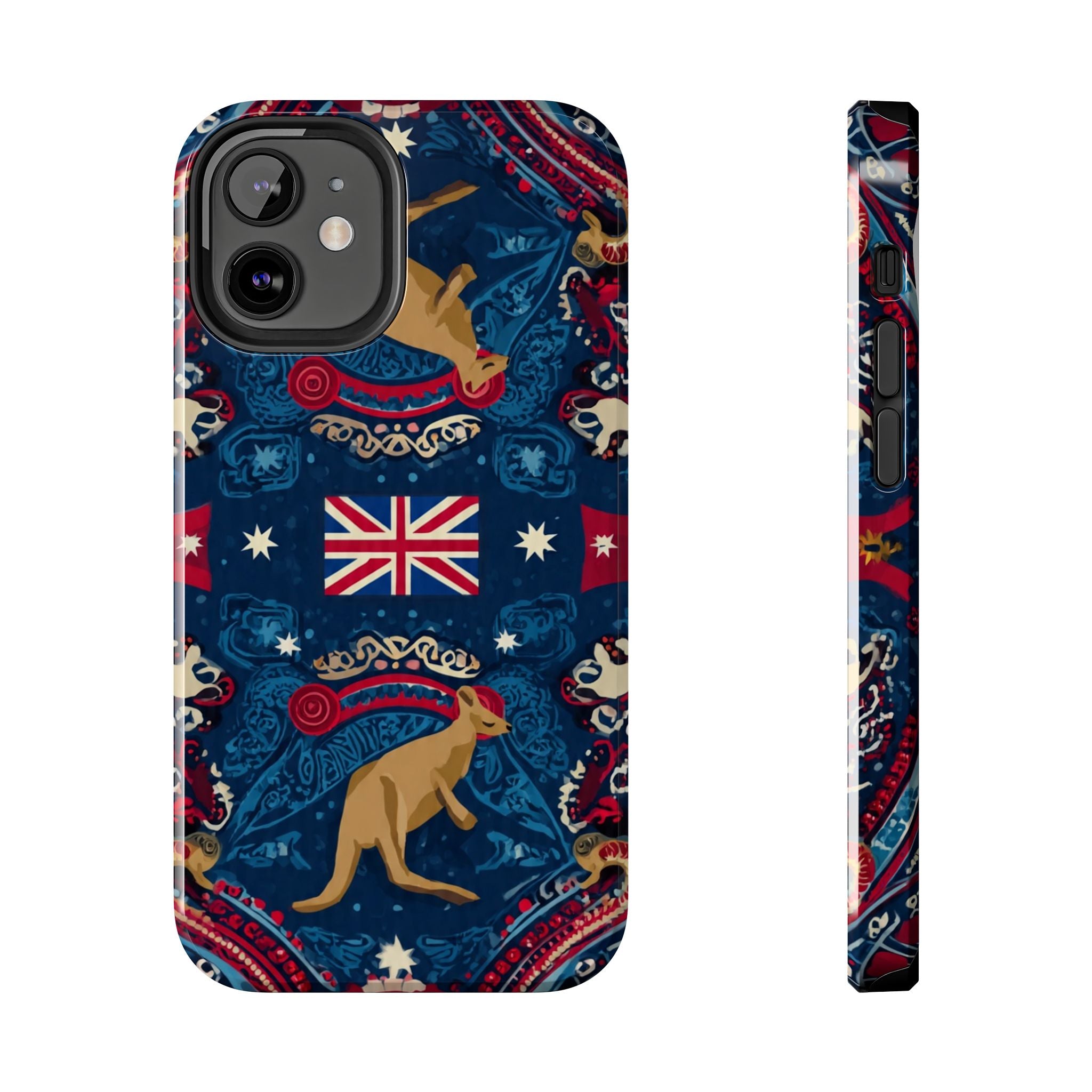 Australian Kangaroo Flag Tough Phone Case - Protective Patriotic iPhone Cover