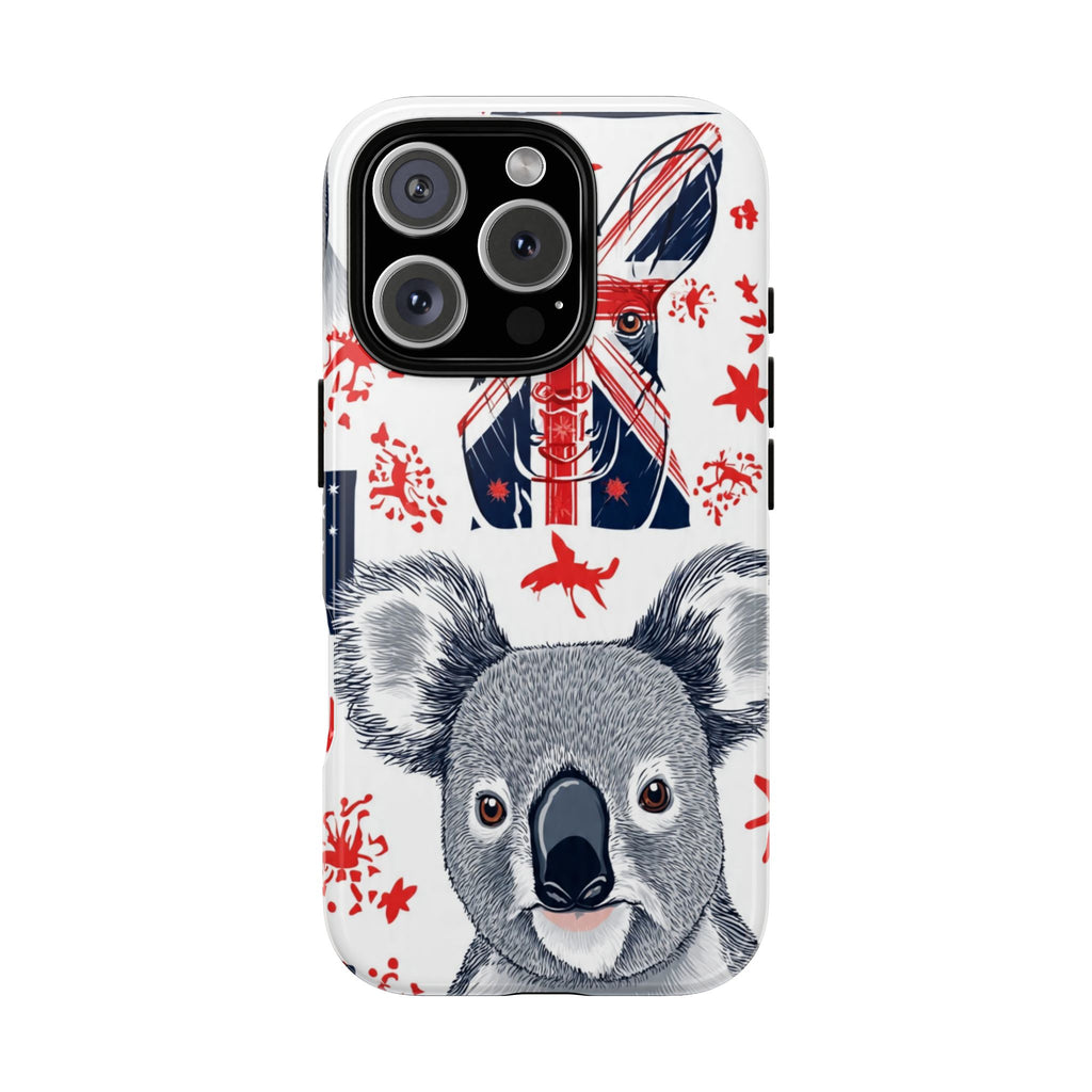 Koala Australia Flag Phone Case - Cute Aussie Animal Protective Case