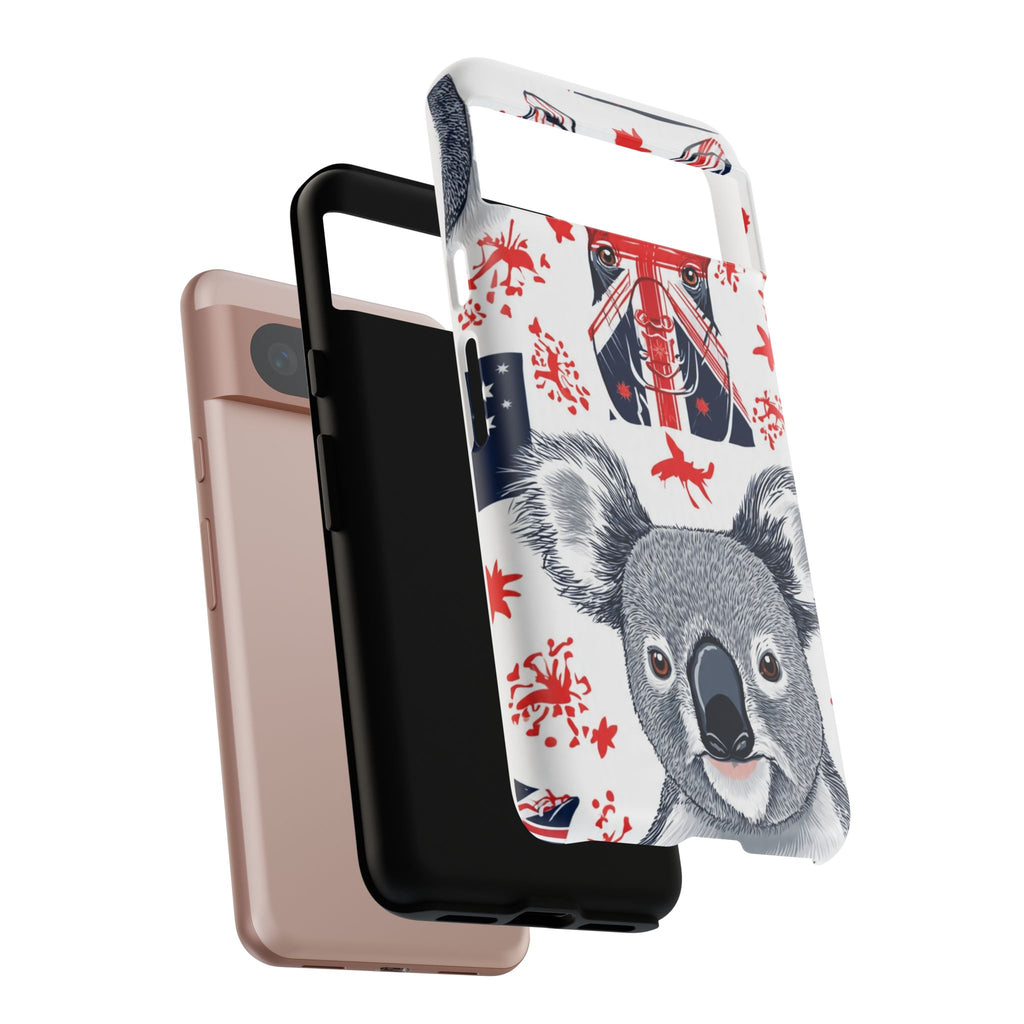 Koala Australia Flag Phone Case - Cute Aussie Animal Protective Case