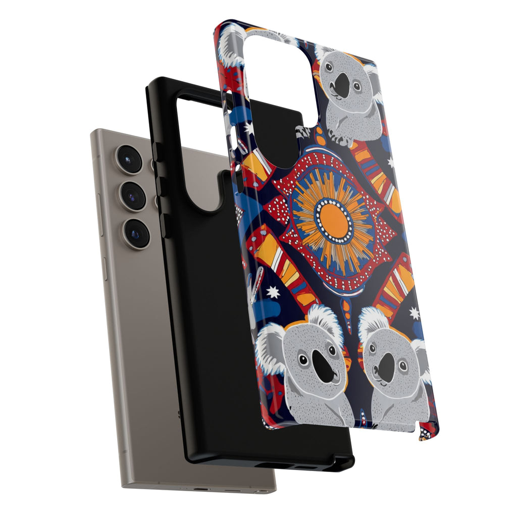 Koala Pattern Phone Case — Cute Indigenous-Inspired Design