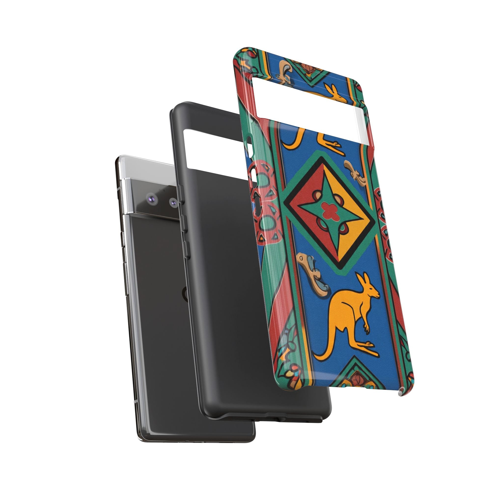 Kangaroo Tribal Pattern Tough Phone Case