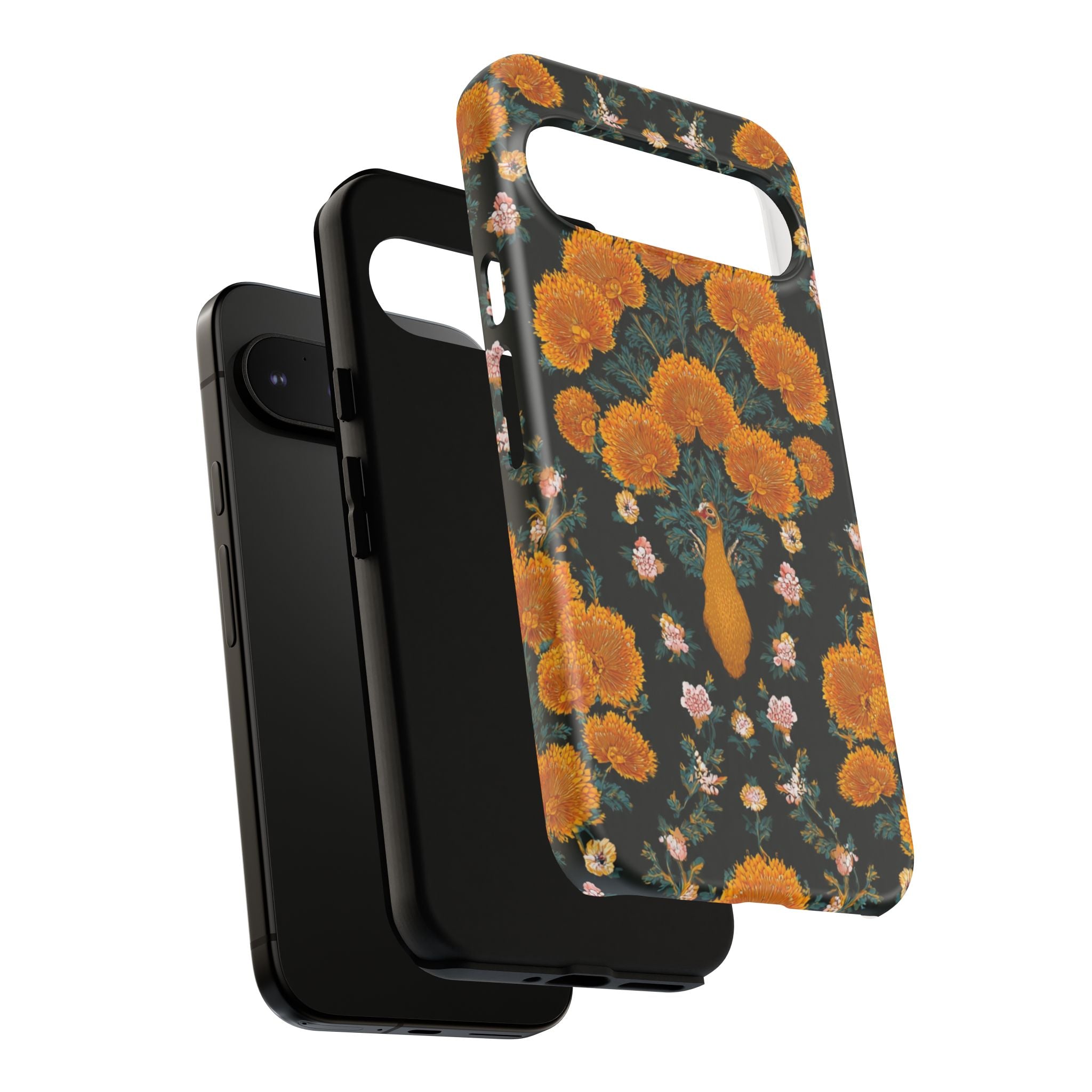 Marigold Mirror Phone Case — Floral Protective Phone Cover