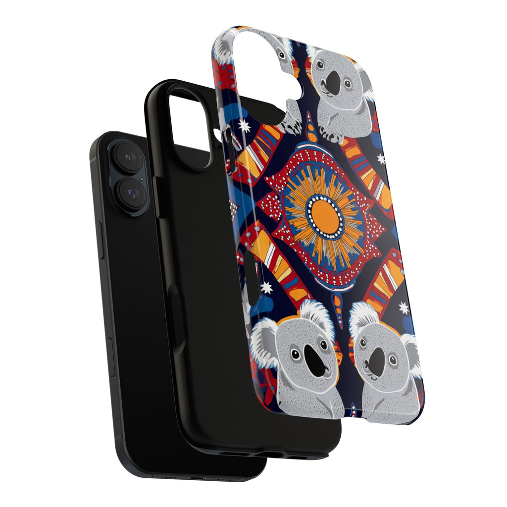 Koala Pattern Phone Case — Cute Indigenous-Inspired Design
