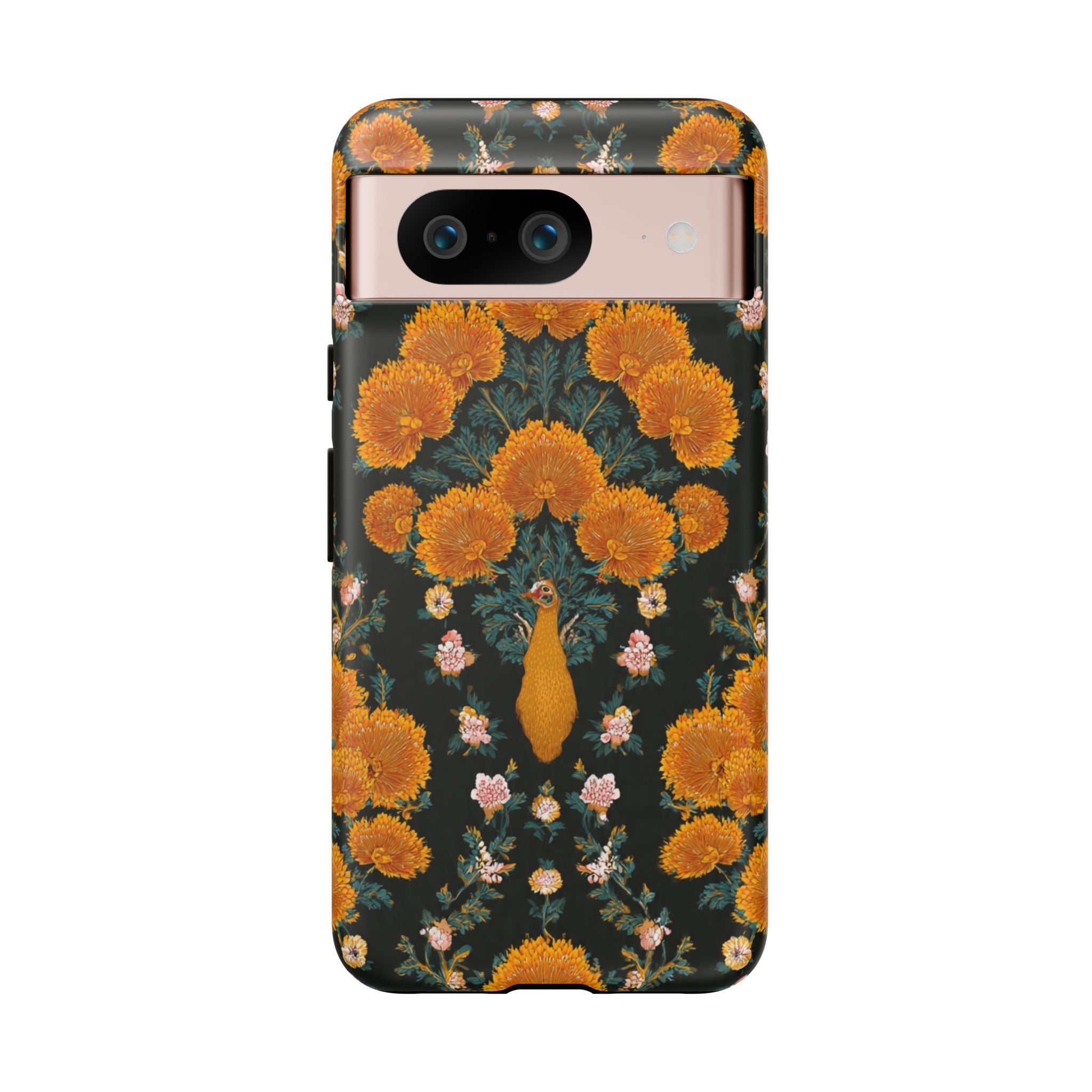 Marigold Mirror Phone Case — Floral Protective Phone Cover