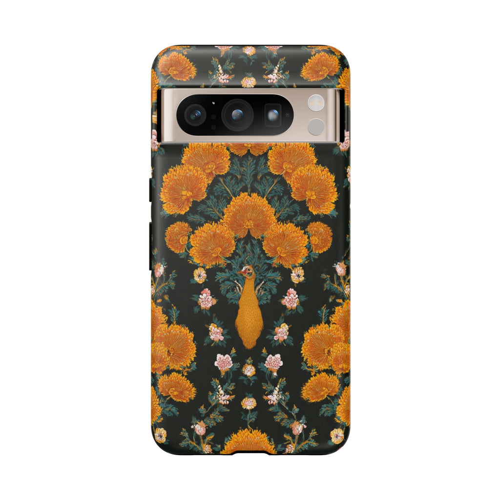Marigold Mirror Phone Case — Floral Protective Phone Cover