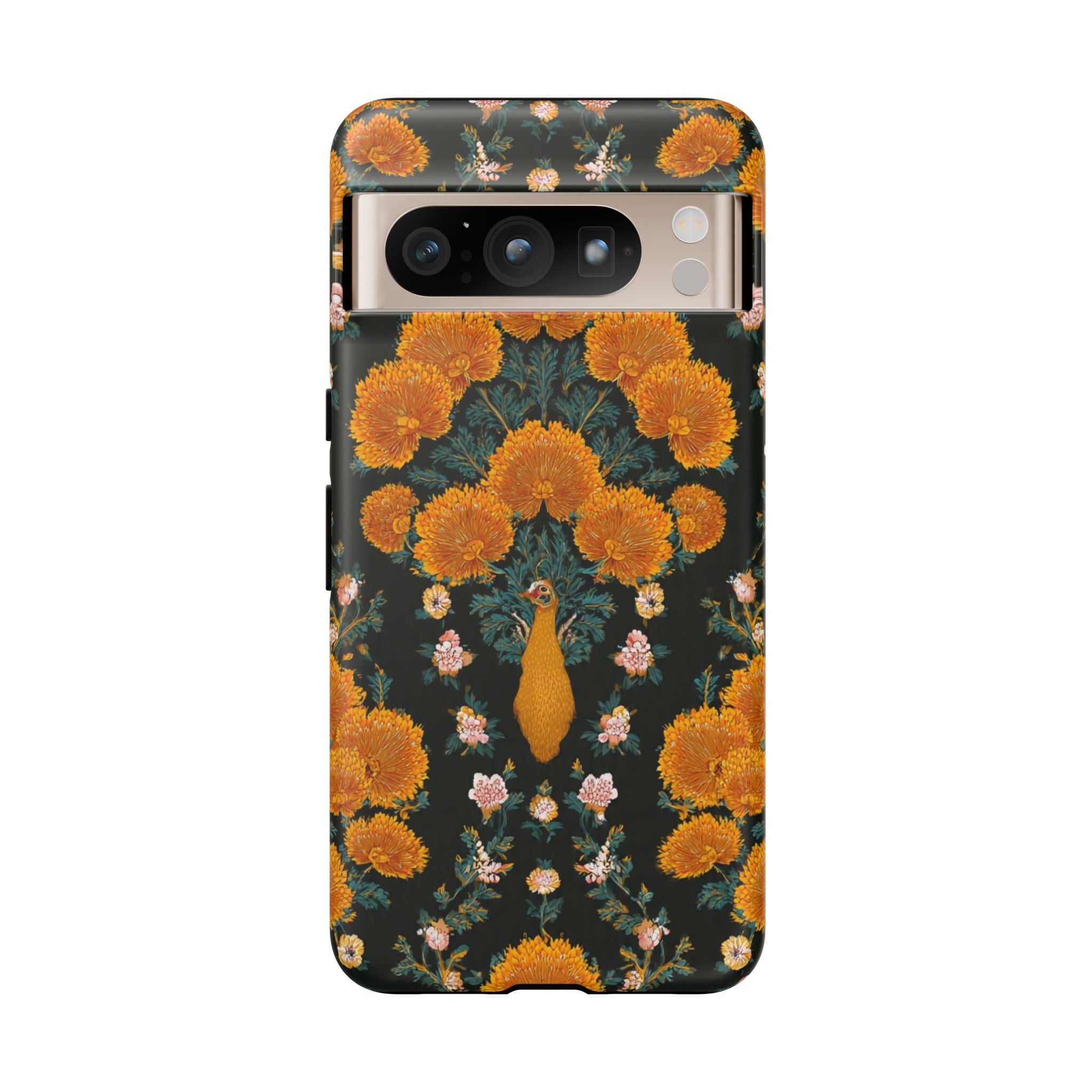 Marigold Mirror Phone Case — Floral Protective Phone Cover
