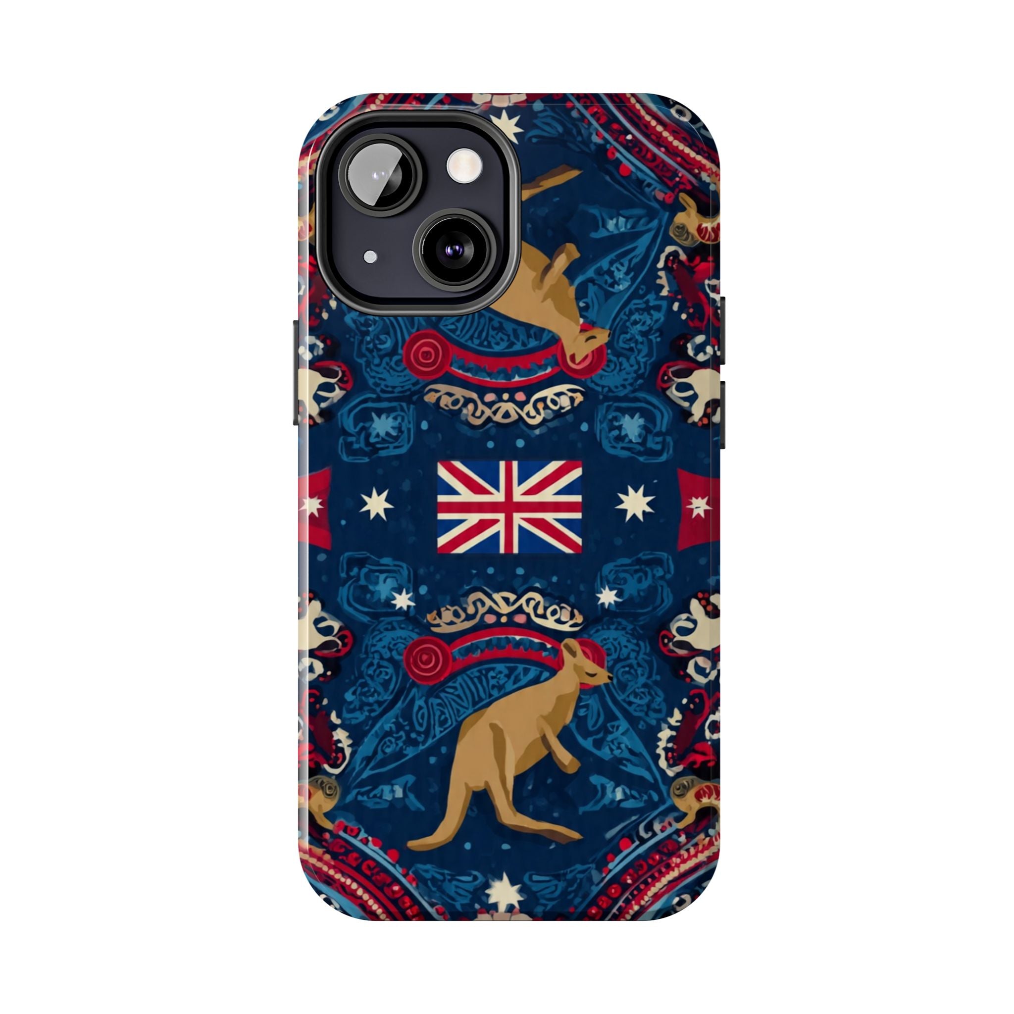 Australian Kangaroo Flag Tough Phone Case - Protective Patriotic iPhone Cover