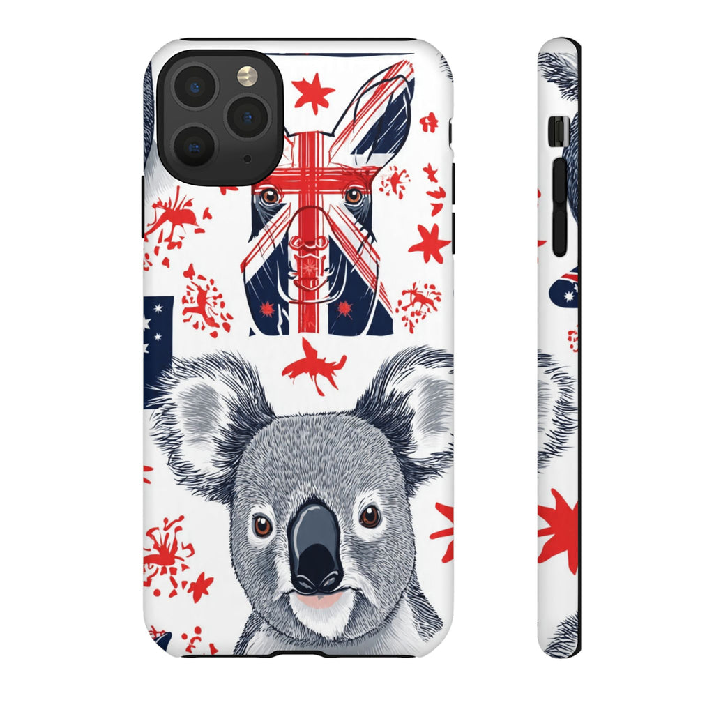 Koala Australia Flag Phone Case - Cute Aussie Animal Protective Case
