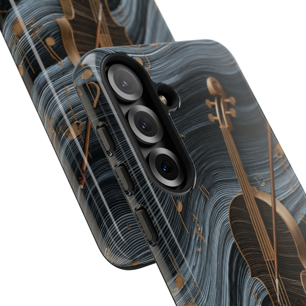 Violin Melody Tough Phone Case — Musical Instrument Art Protective Cover