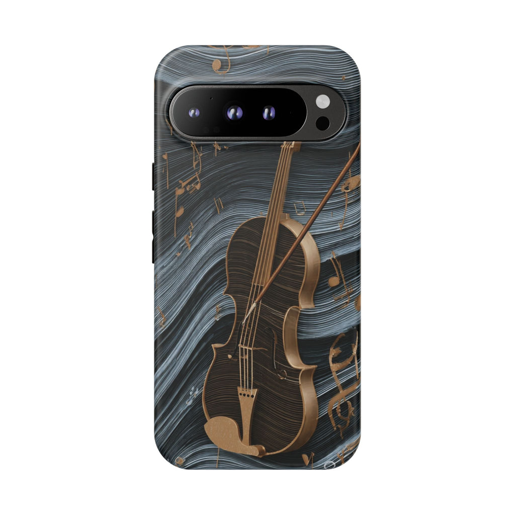 Violin Melody Tough Phone Case — Musical Instrument Art Protective Cover